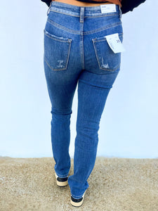 A New Woman High Rise Straight Leg Jeans