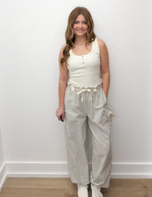 Load image into Gallery viewer, I'm Learning Henley Ribbed Tank Top