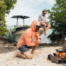 Load image into Gallery viewer, Burlebo Men's Performance Hoodie in Sunfish