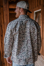 Load image into Gallery viewer, Burlebo Classic Deer Camo Cotton Twill Long Sleeve Button Up