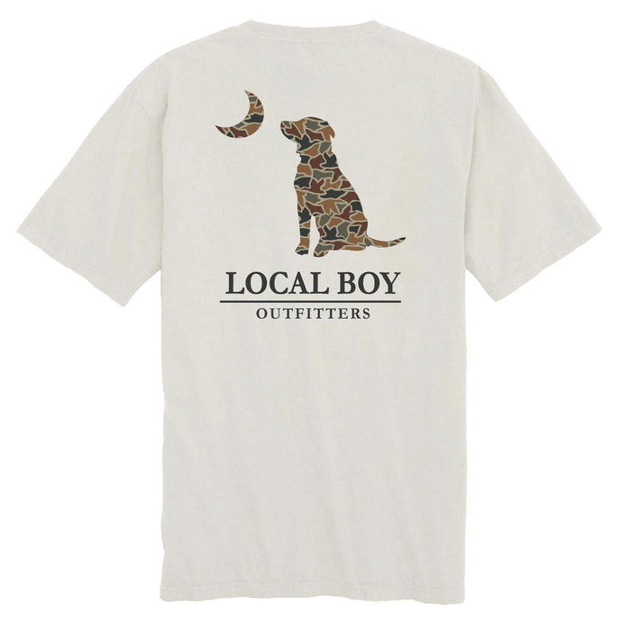 Local Boy Duck Camo Dog & Moon SS Tee