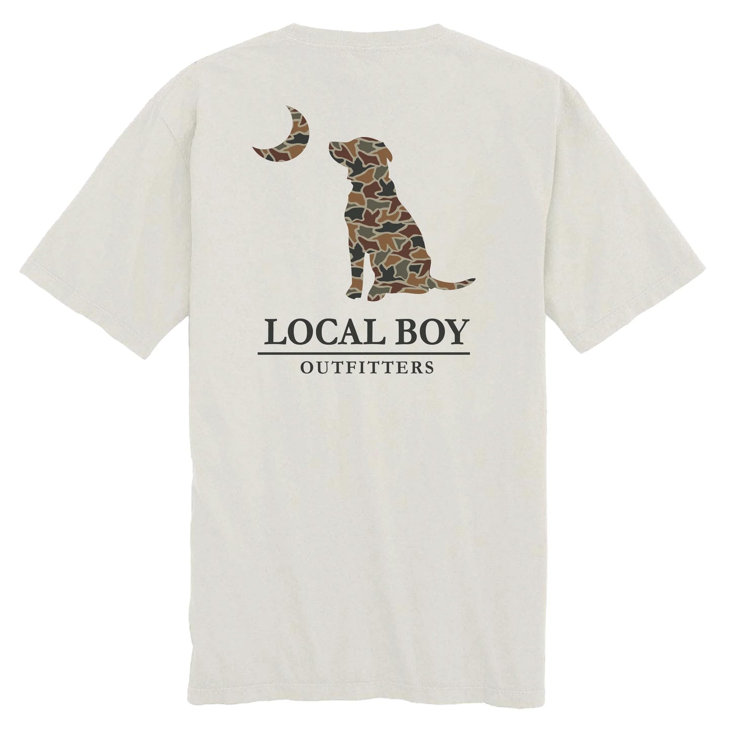 Local Boy Duck Camo Dog & Moon SS Tee