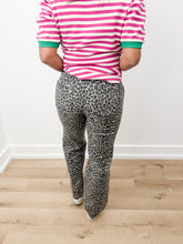 Load image into Gallery viewer, Bad As I Used To Be Leopard Wide Leg Jeans