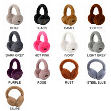 Load image into Gallery viewer, CC Sherpa Earmuffs Dark Grey