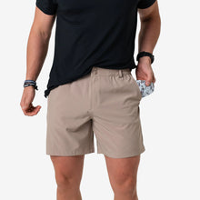 Load image into Gallery viewer, Burlebo 7" Everyday Cobblestone Khaki Shorts with Duck Hunt Pockets
