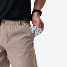 Load image into Gallery viewer, Burlebo 7" Everyday Cobblestone Khaki Shorts with Duck Hunt Pockets