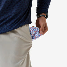 Load image into Gallery viewer, Burlebo 7" Everyday Shorts in Light Khaki with Old Glory Pockets