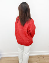 Load image into Gallery viewer, Flying Duck Knit Sweater in Vintage Red
