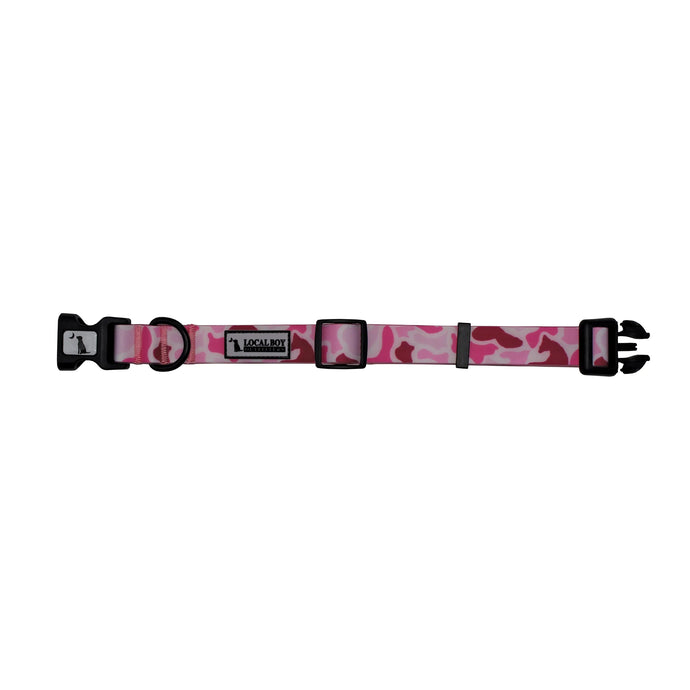 Local Boy Original Dog Collar in Pink Localflage