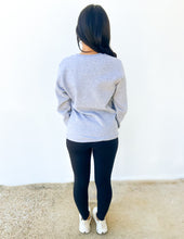 Load image into Gallery viewer, State Script Sweatshirt in Heather Grey