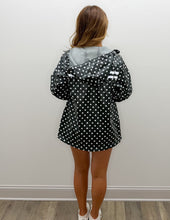 Load image into Gallery viewer, Lulu Mac Raincoat Polka Dots in Black/White