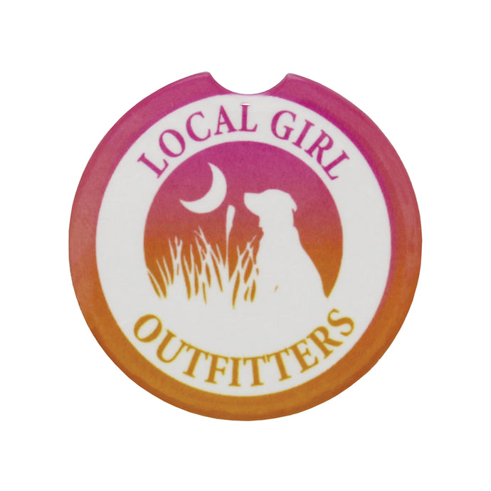 Local Girl Sunset Spring '25 Car Coaster