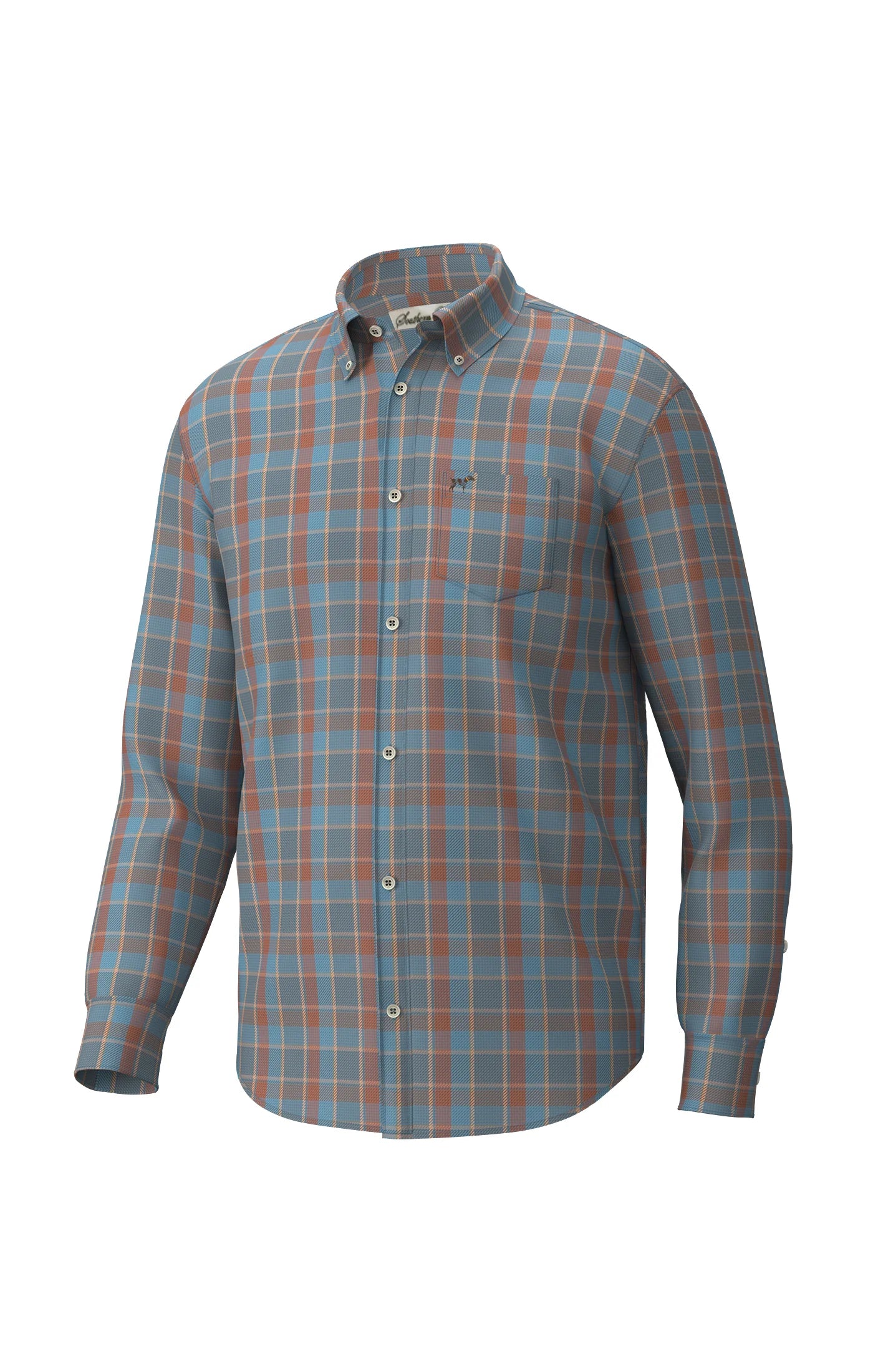 Southern Point Co. Hadley Brushed Button Down in Oliver Plaid