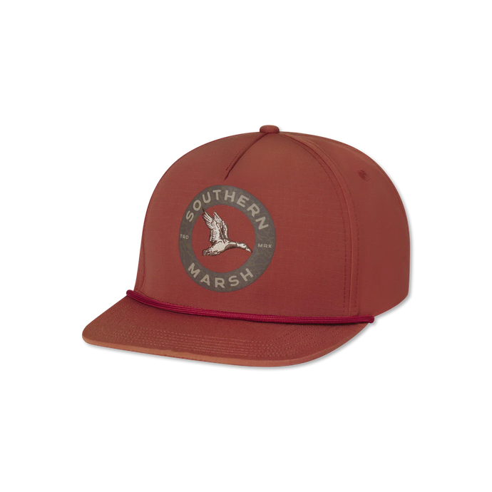 Southern Marsh Ensenada Rope Hat-Inflight Camo Maroon