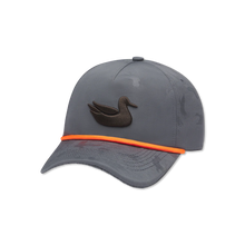 Load image into Gallery viewer, Southern Marsh Sabine Dark Gray Duck Camo Rope Hat