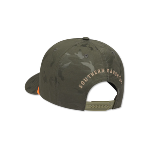 Southern Marsh Sabine Dark Olive Duck Camo Rope Hat