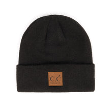 Load image into Gallery viewer, Heather Classic CC Beanie Black