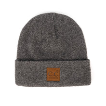 Load image into Gallery viewer, Heather Classic CC Beanie Heather Charcoal