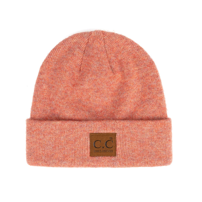 Heather Classic CC Beanie Heather Strawberry