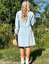 Load image into Gallery viewer, Irresistibly Sweet Denim Dress