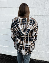Load image into Gallery viewer, All With You Checked Jacket Navy
