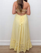 Load image into Gallery viewer, Not Doing Good Without Smocked Halter Maxi Dress-Lt Yellow