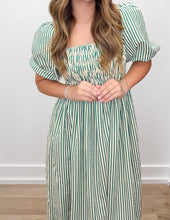 Load image into Gallery viewer, Lost My Mind Square Neck Bodice Midi Dress