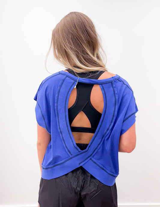 I've Been Changing Open Back Top in Royal