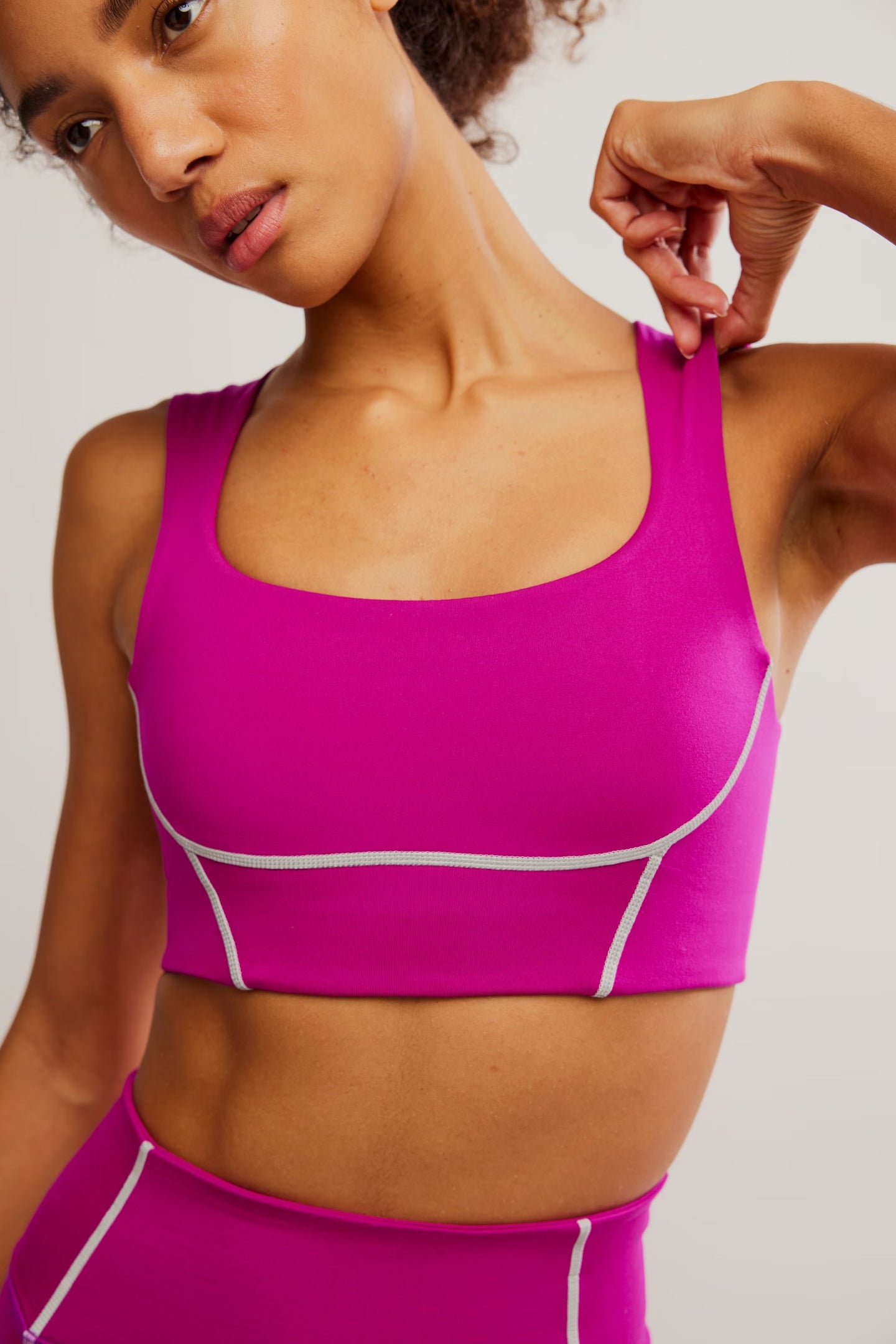 Free People You're A Peach Bra in Berry Blitz