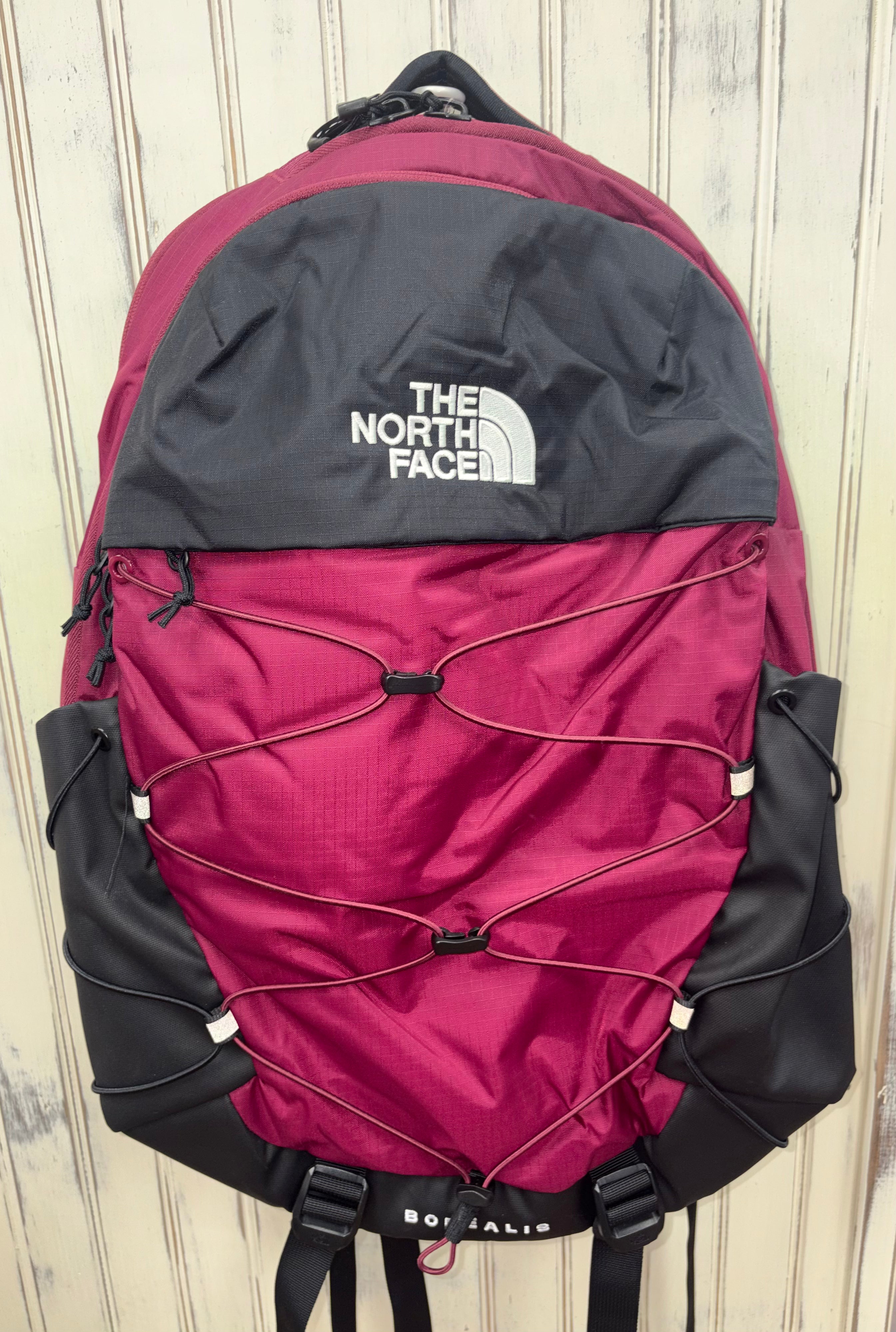 The North Face Borealis Backpack Burgundy Crush/ TNF Black