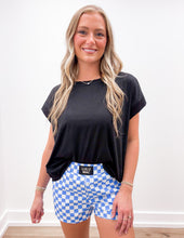 Load image into Gallery viewer, Lulu Mac BXCK Boxer Shorts in Blue/White Check