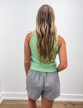 Load image into Gallery viewer, Lulu Mac DD Solid Mint Tank Tops