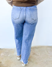 Load image into Gallery viewer, The Aftermath Distressed Hem Straight Leg Jeans