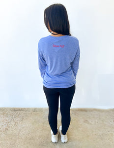 Mississippi Red Addyson Nicole Company LS Tee