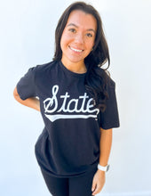 Load image into Gallery viewer, State Script SS Tee in Black