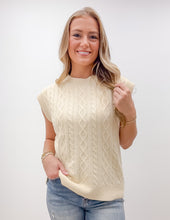 Load image into Gallery viewer, Southern Shirt Women&#39;s Comfy/Cozy Sweater Vest in Parchment