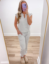 Load image into Gallery viewer, Southern Shirt Women&#39;s AstroKnit V Neck SS Top in Stone