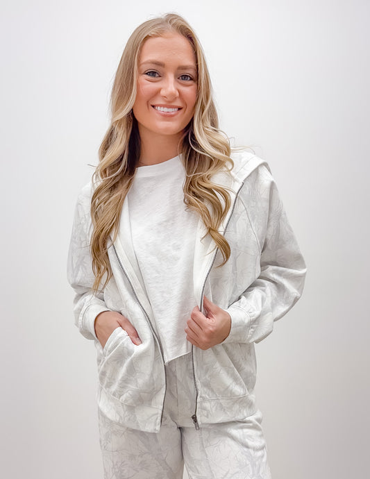 Getting My Story Straight Jacket in White Camo