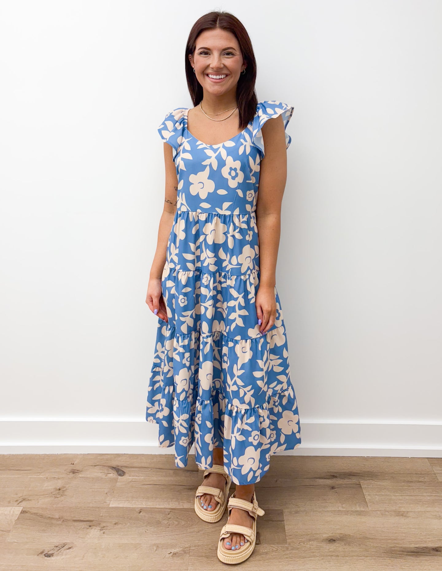 Give Me Summer Floral Midi Dress