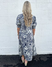 Load image into Gallery viewer, Go Ahead Now Puff Sleeve Midi Dress