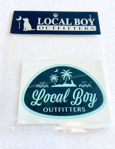 Local Boy Island Time Decal