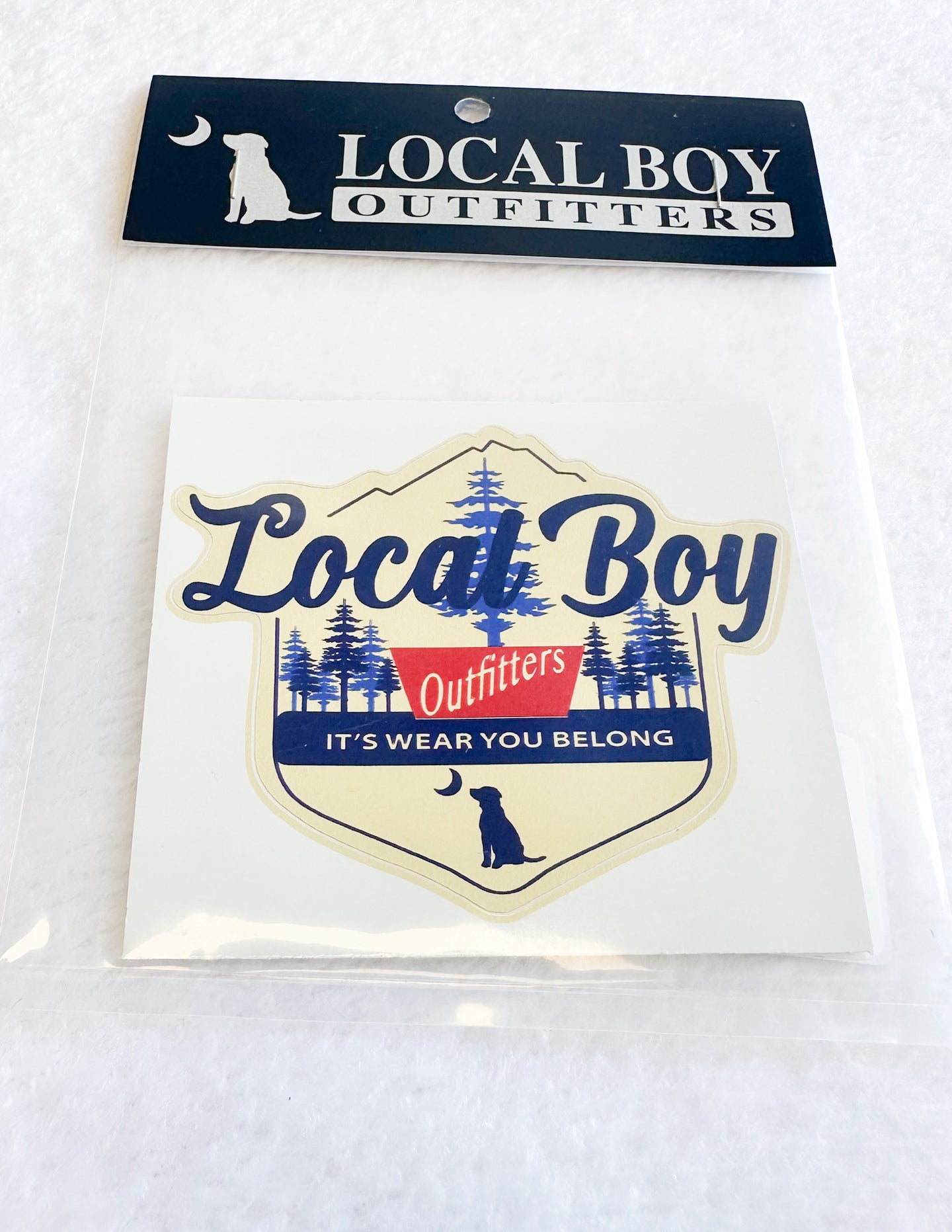 Local Boy Banquet Decal