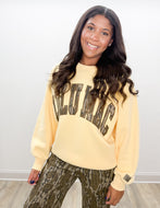 Lulu Mac Mossy Oak Bottomland Sweatshirt in Butter