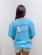 Load image into Gallery viewer, Local Girl Rope Plate SS Tee in Lagoon Blue