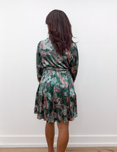Load image into Gallery viewer, Taught Me How To Live Green Floral Dress