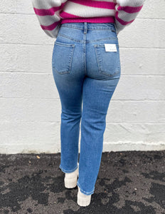 So Very Nice High Rise Straight Jeans