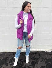 Load image into Gallery viewer, Best Impressions Puffer Vest Violet