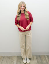 Load image into Gallery viewer, Come Over High Rise Wide Leg Pintuck Pants in Ash Mocha