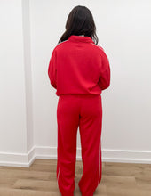 Load image into Gallery viewer, It&#39;s Love Modal Scuba Stripe Piping Pants in True Red