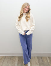 Load image into Gallery viewer, Talk You Out Of Leaving Mock Neck Sweater in Oatmeal